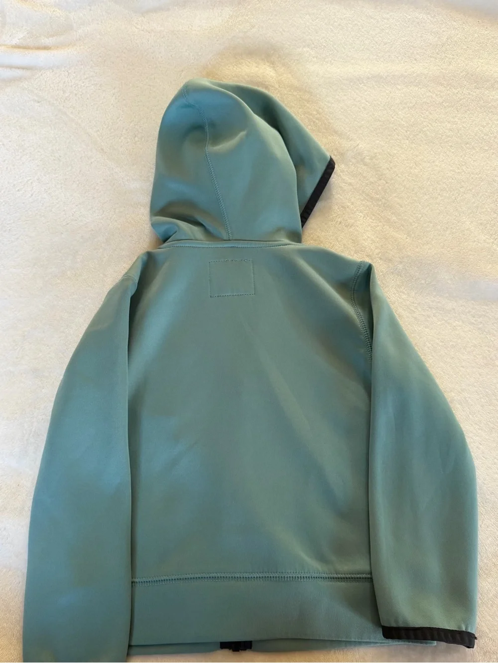 OshKosh B'gosh Teal Hooded Puffer Jacket with Contrast Trim